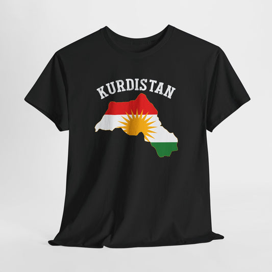 Kurdistan Map Flag T-Shirt