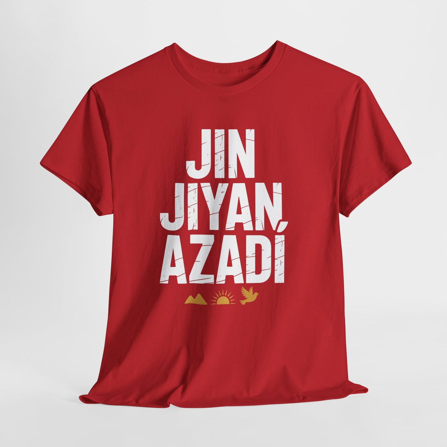 Jin Jiyan Azadi Tee — Kurdish Freedom Slogan T-Shirt - Kurdify