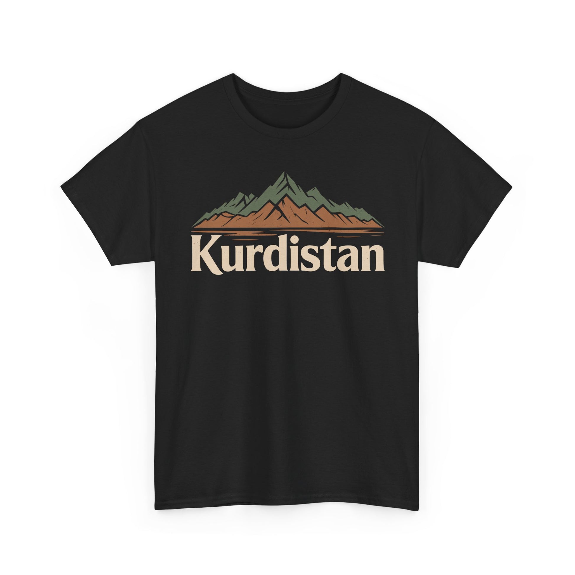 Kurdistan Mountains Tee — Retro Kurdish Pride T-Shirt - Kurdify