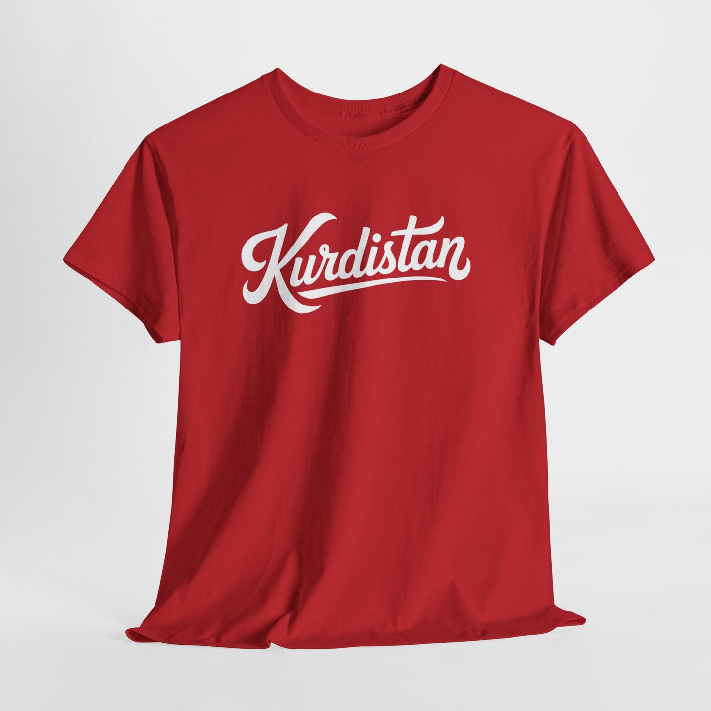 Kurdistan Script T‑Shirt — Retro Script Kurdish Tee