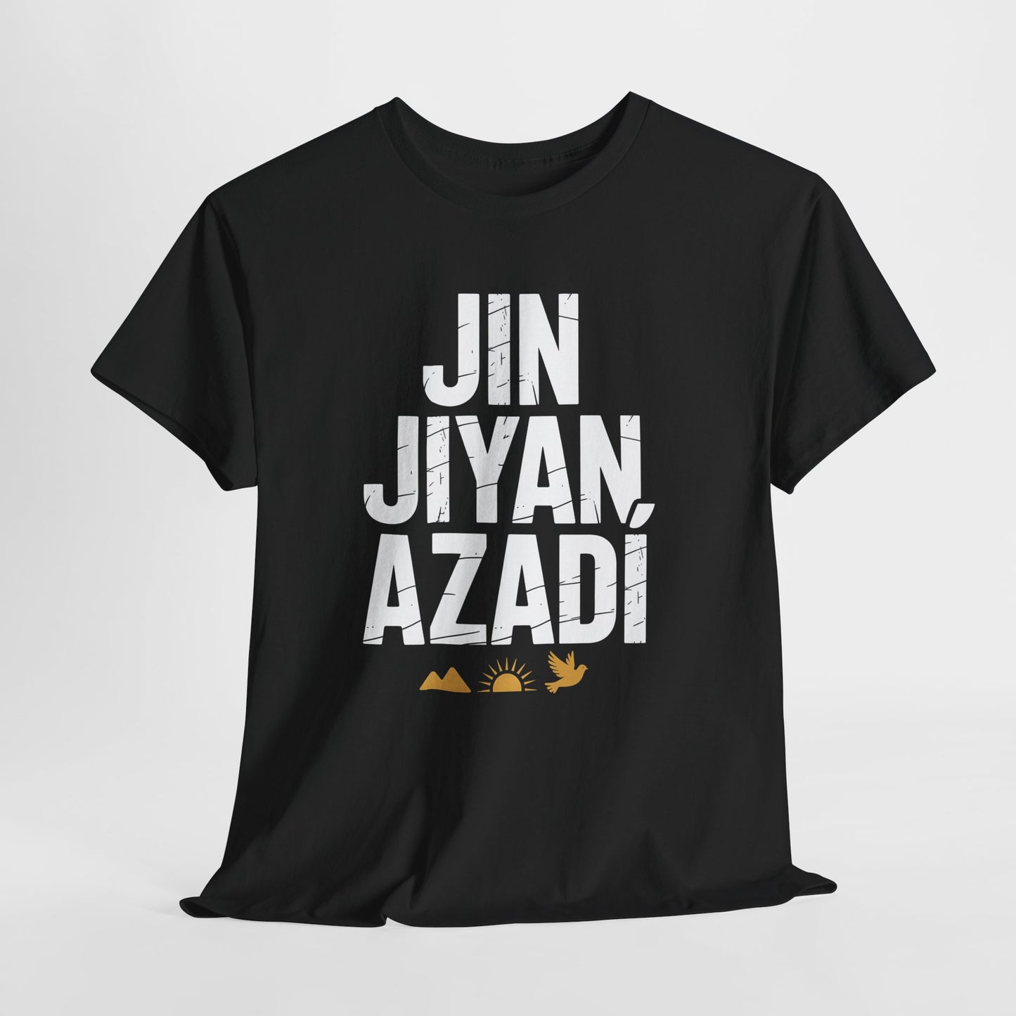 Jin Jiyan Azadi Tee — Kurdish Freedom Slogan T-Shirt - Kurdify