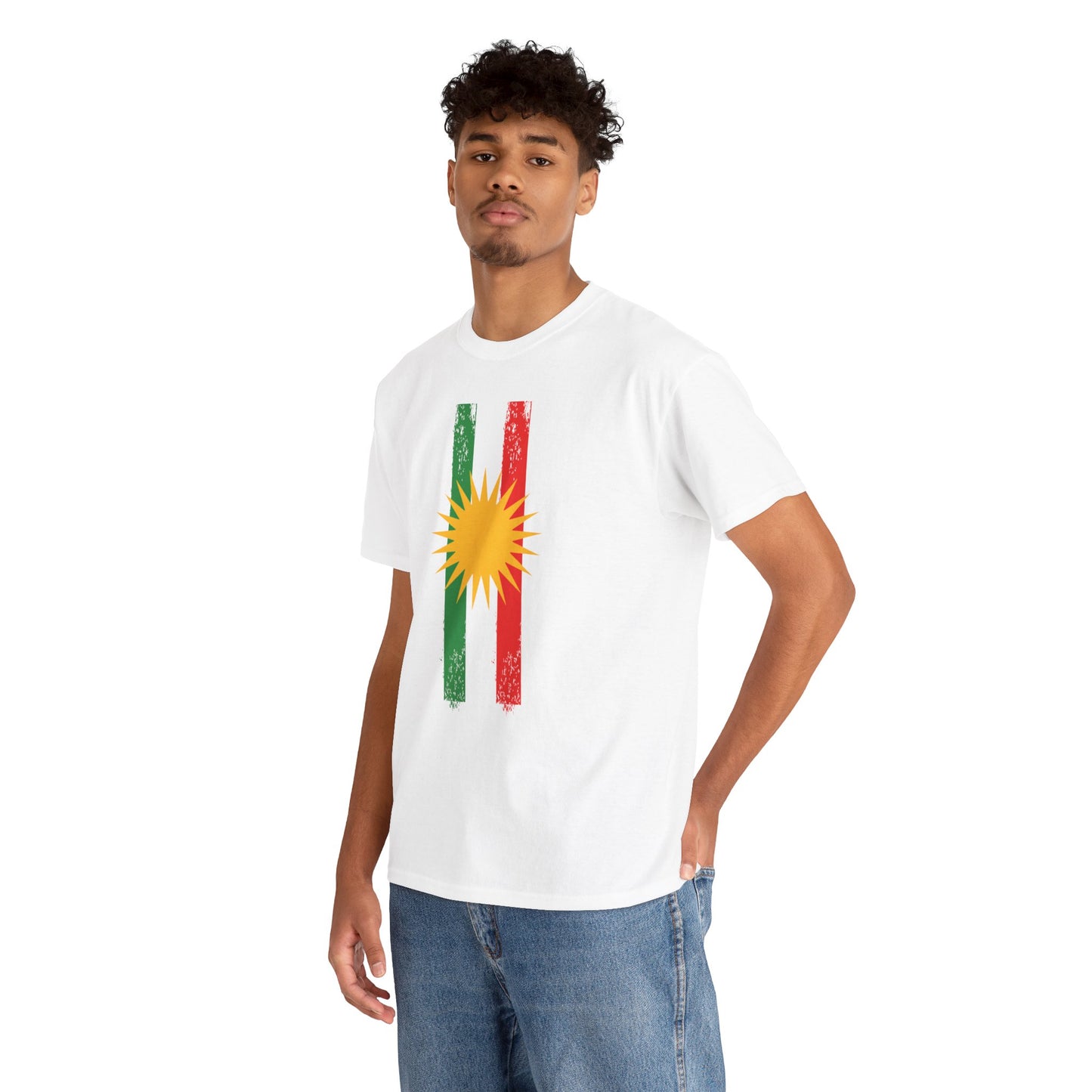 Kurdistan Flag Sun Graphic Tee