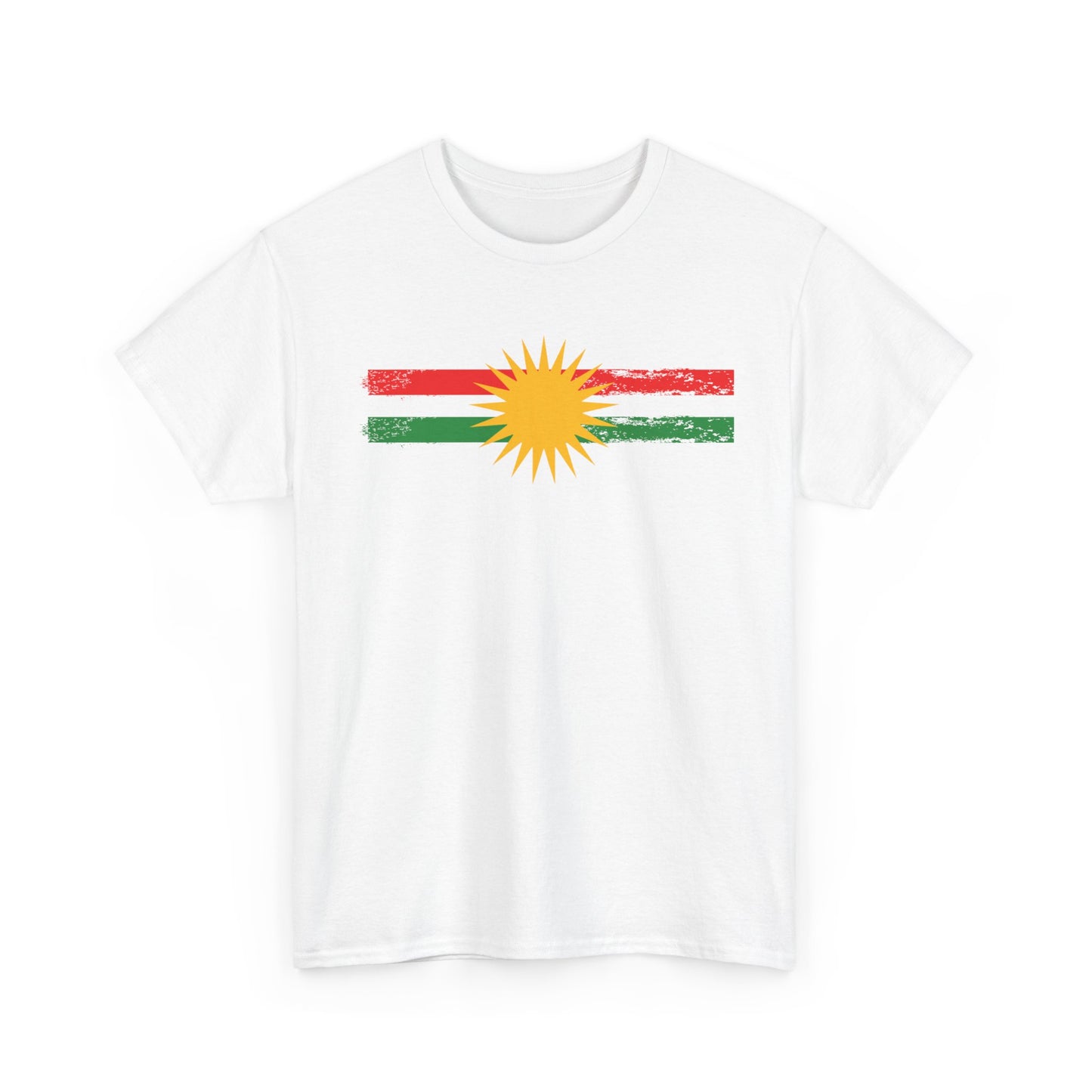 Kurdistan Flag Sun T-Shirt - Kurdify