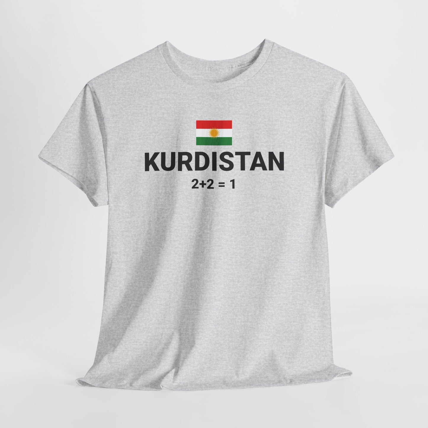 Kurdistan Flag T-Shirt — 2+2=1 Tee - Kurdify