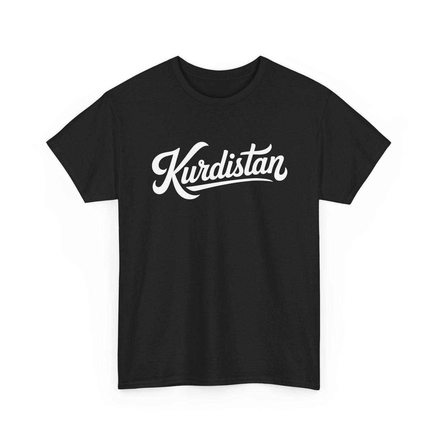 Kurdistan Script T‑Shirt — Retro Script Kurdish Tee