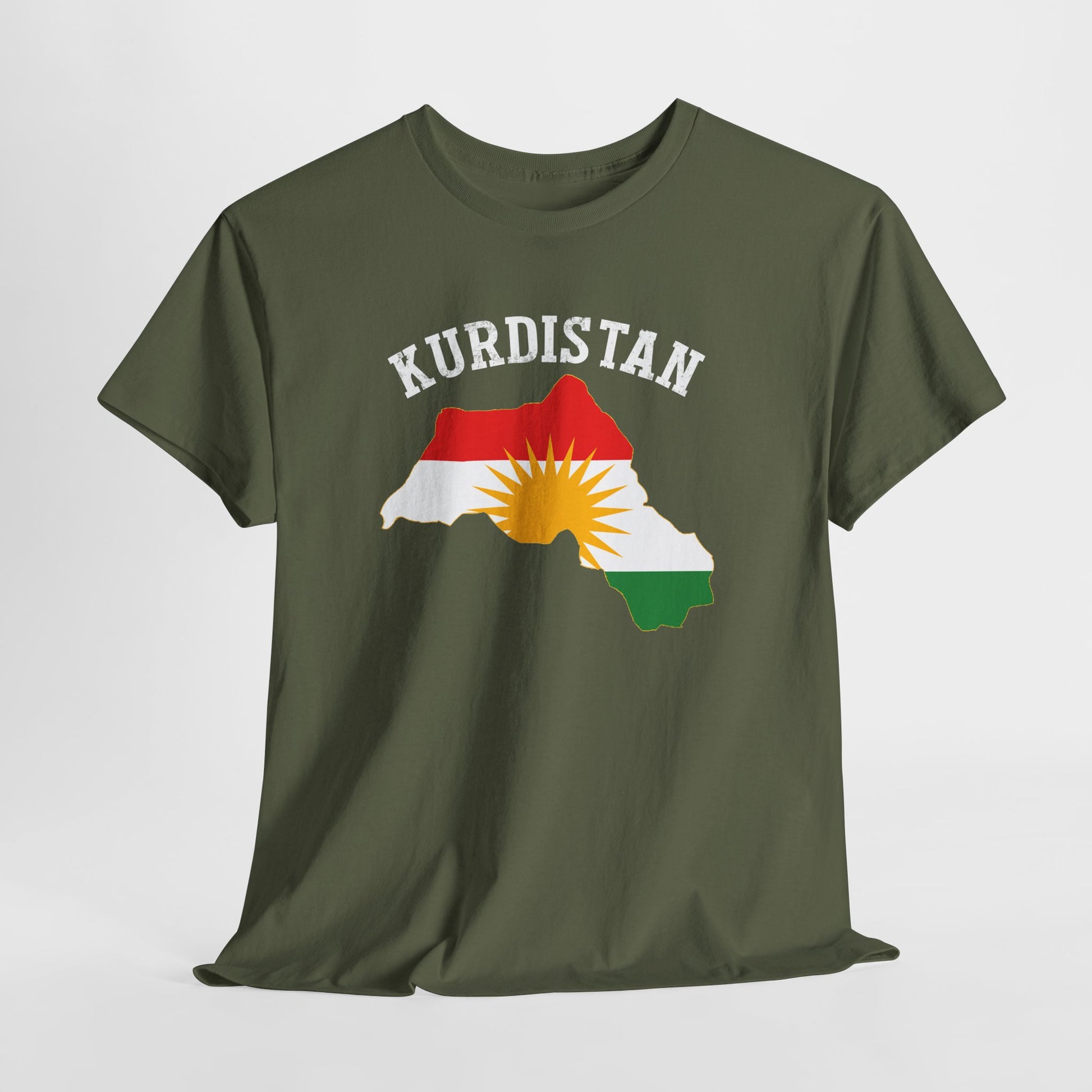 Kurdistan Map Flag T-Shirt - Kurdify