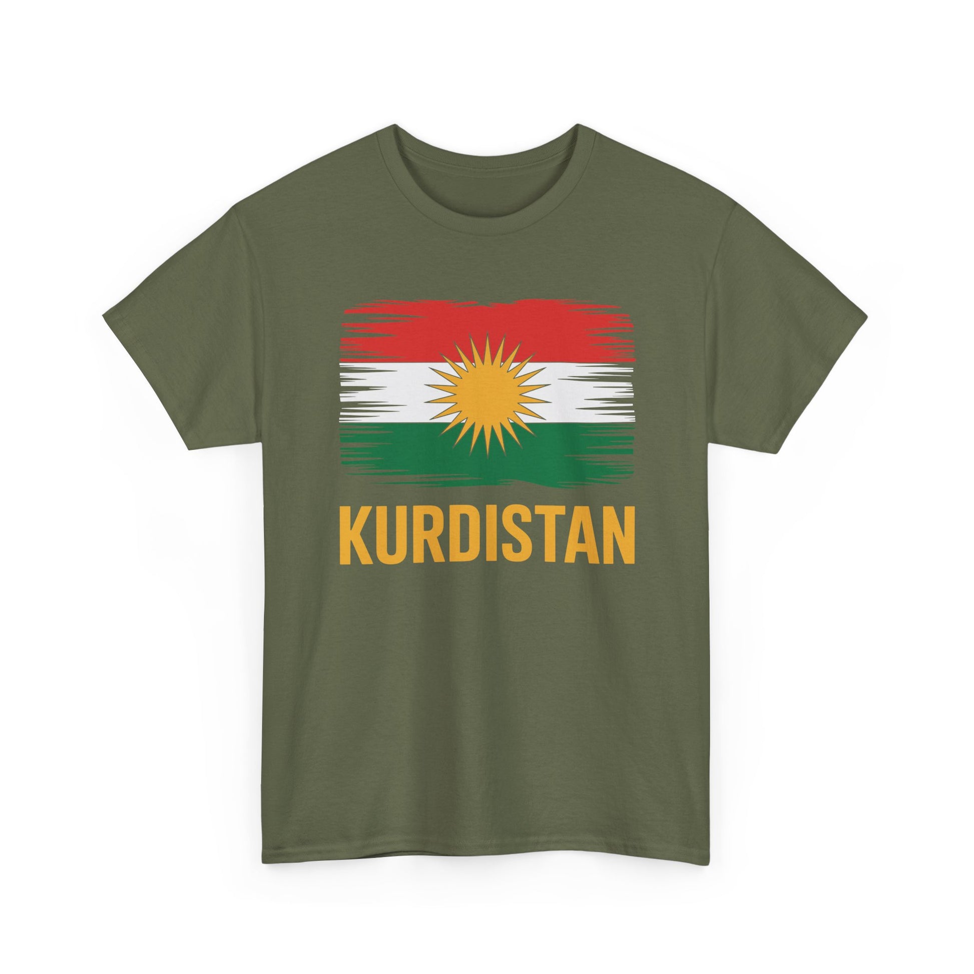 Distressed Kurdistan Flag T-Shirt - Kurdify