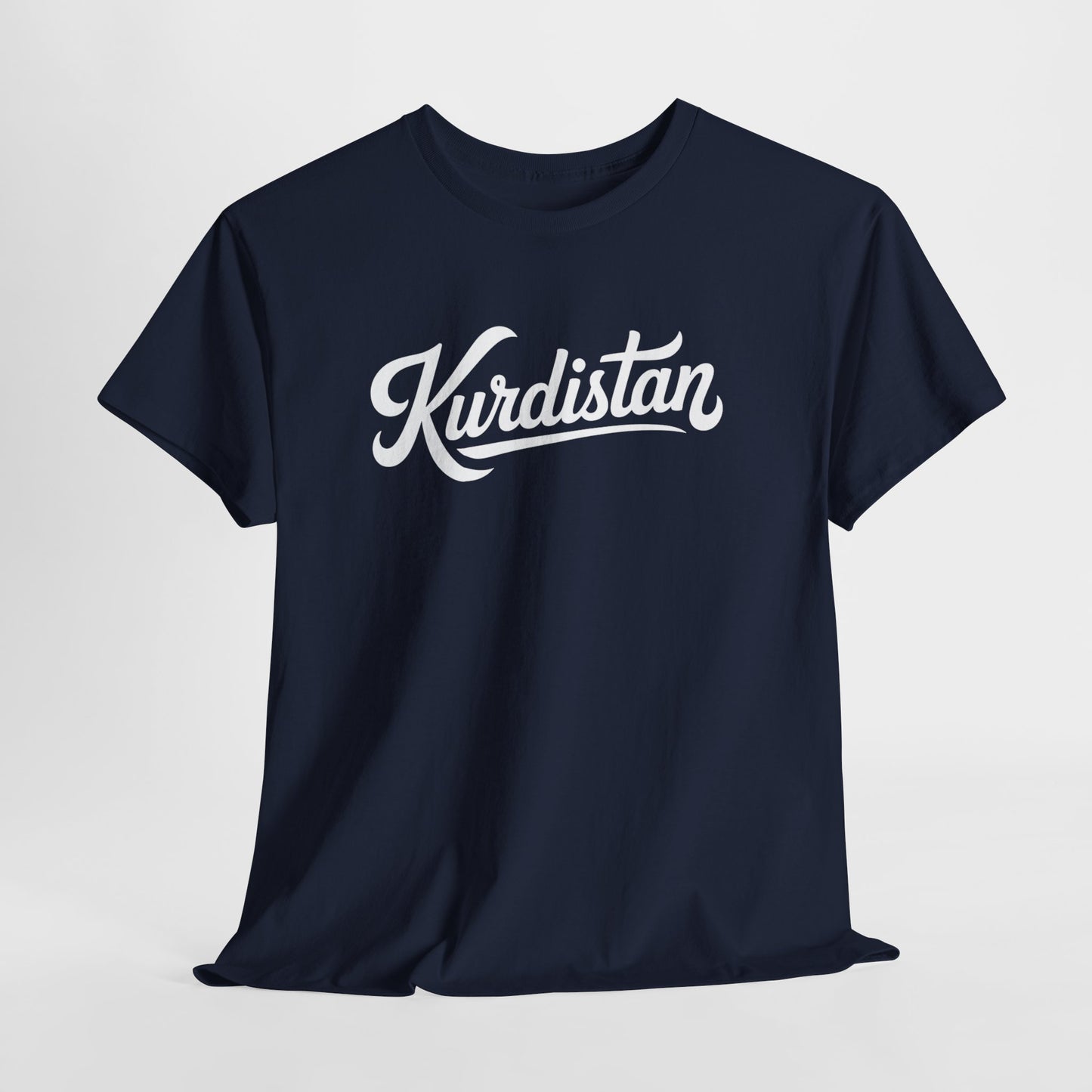 Kurdistan Script T‑Shirt — Retro Script Kurdish Tee