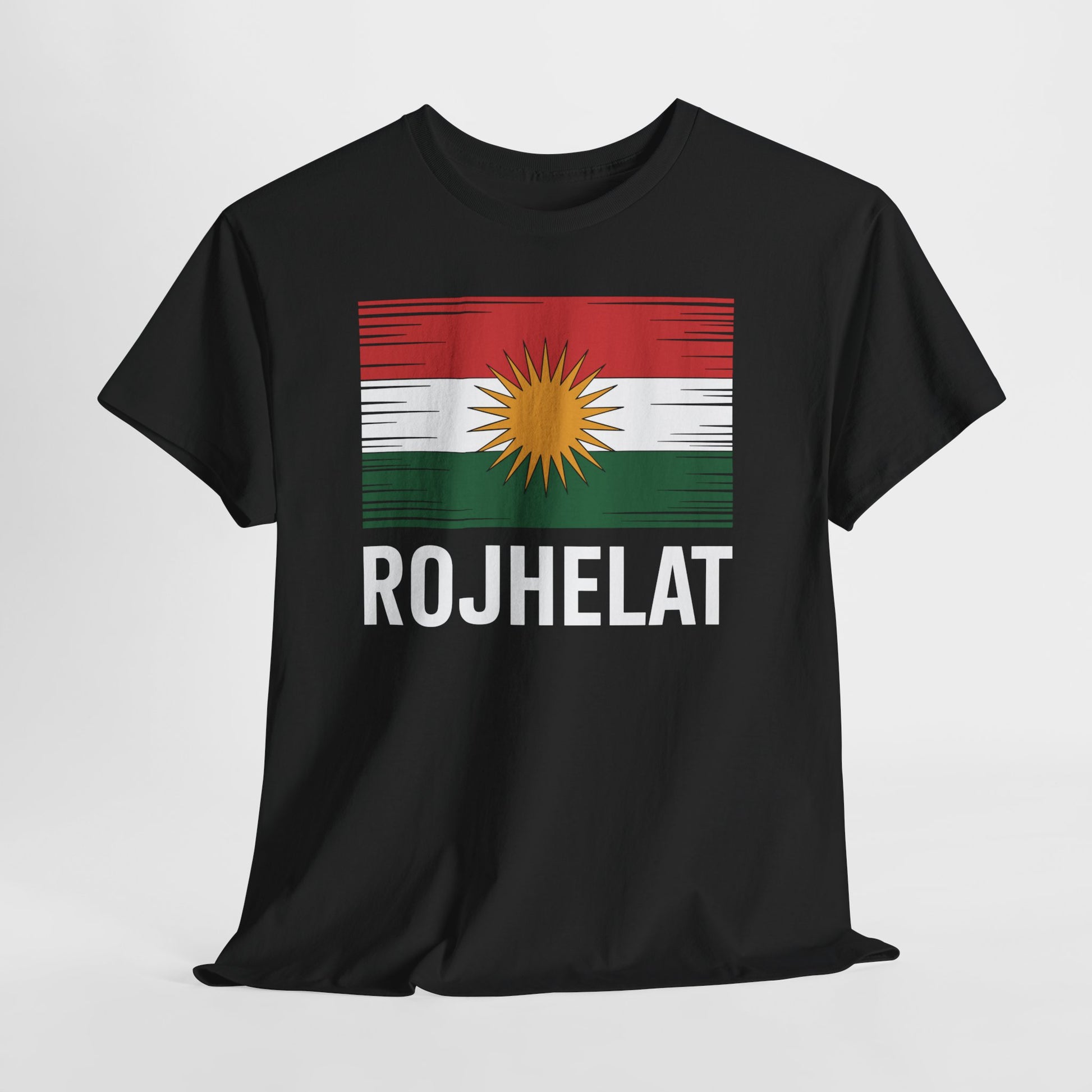 Kurdistan Flag Distressed Shirt | Vintage Kurdish Apparel - Kurdify