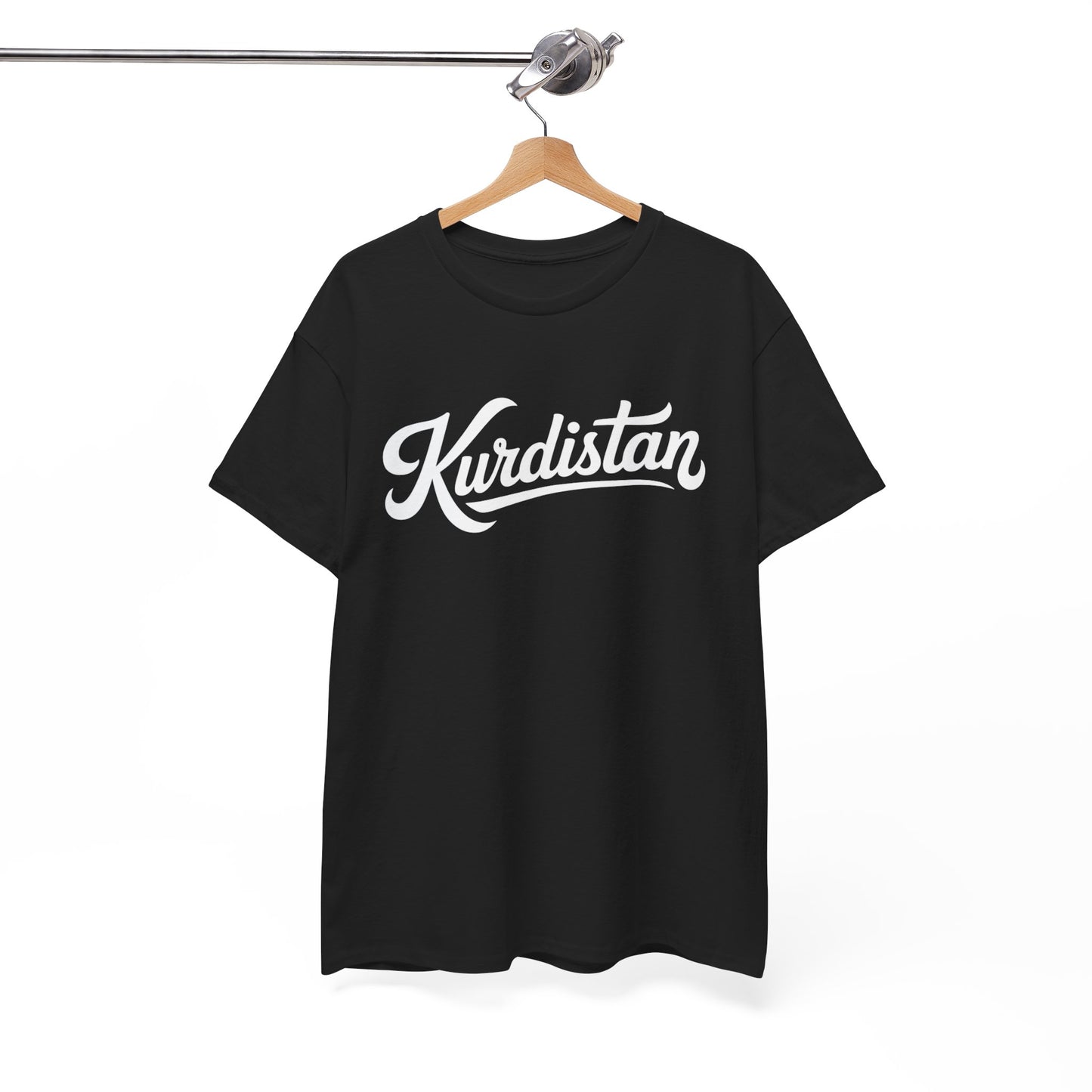 Kurdistan Script T‑Shirt — Retro Script Kurdish Tee