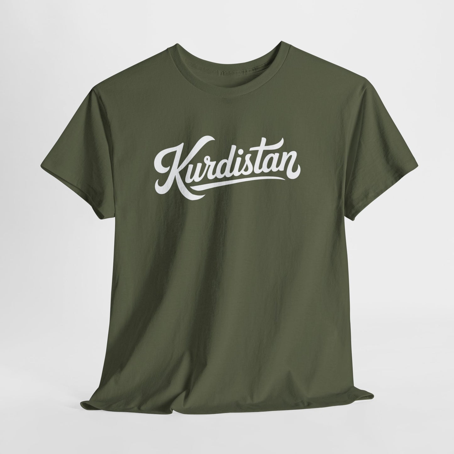 Kurdistan Script T‑Shirt — Retro Script Kurdish Tee