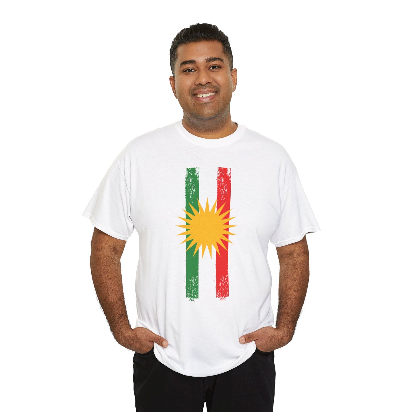 Kurdistan Flag Sun Graphic Tee