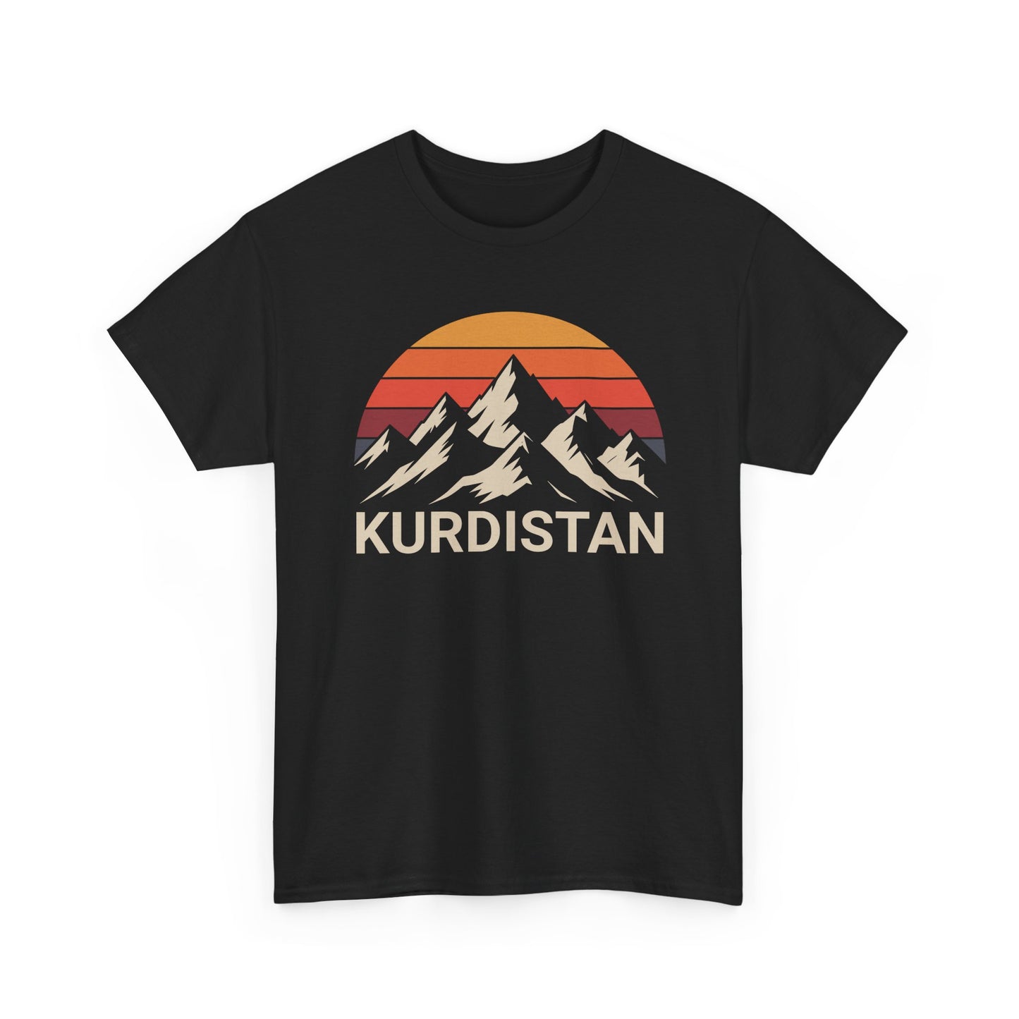 Kurdistan Mountain Sunset T-Shirt - Kurdify