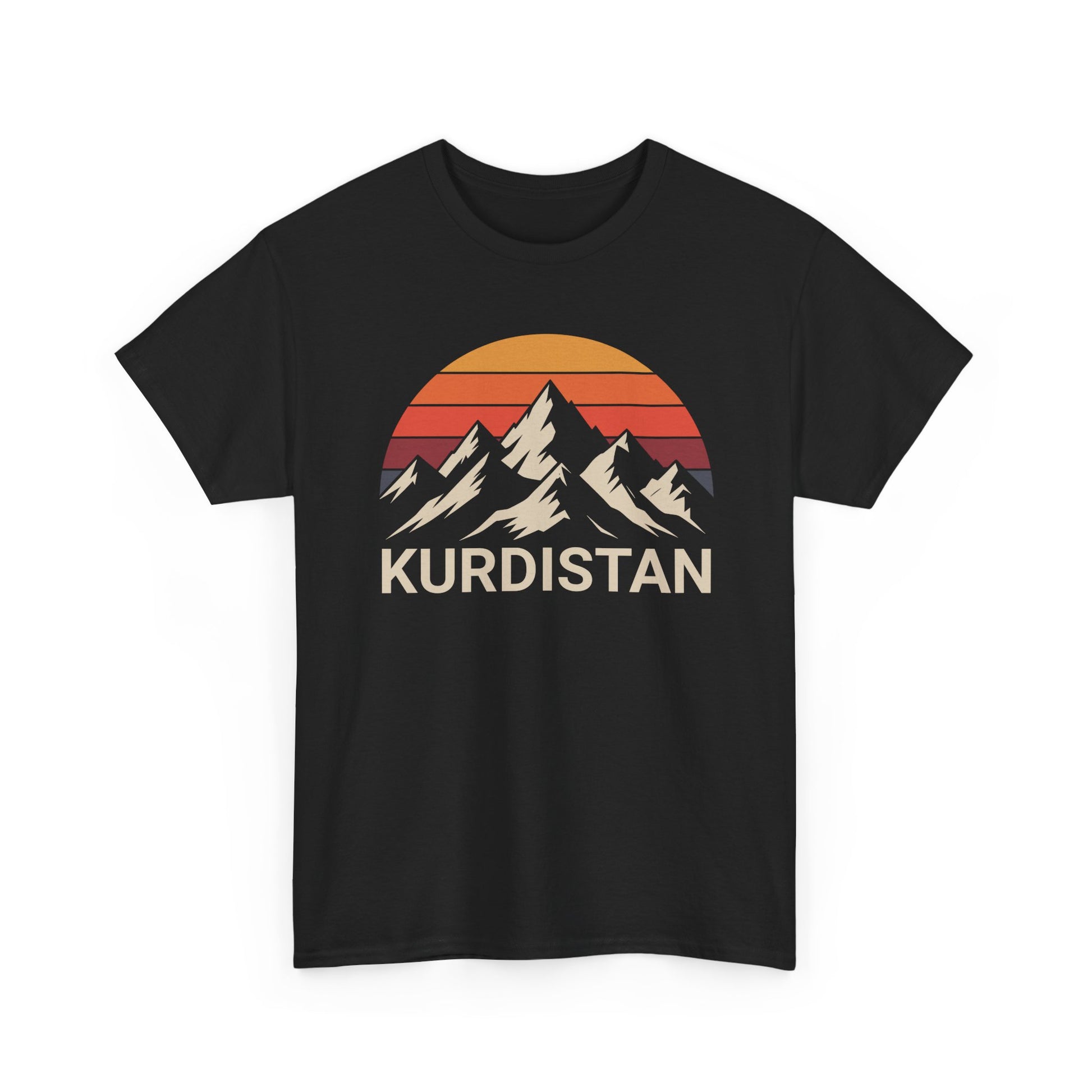 Kurdistan Mountain Sunset T-Shirt - Kurdify