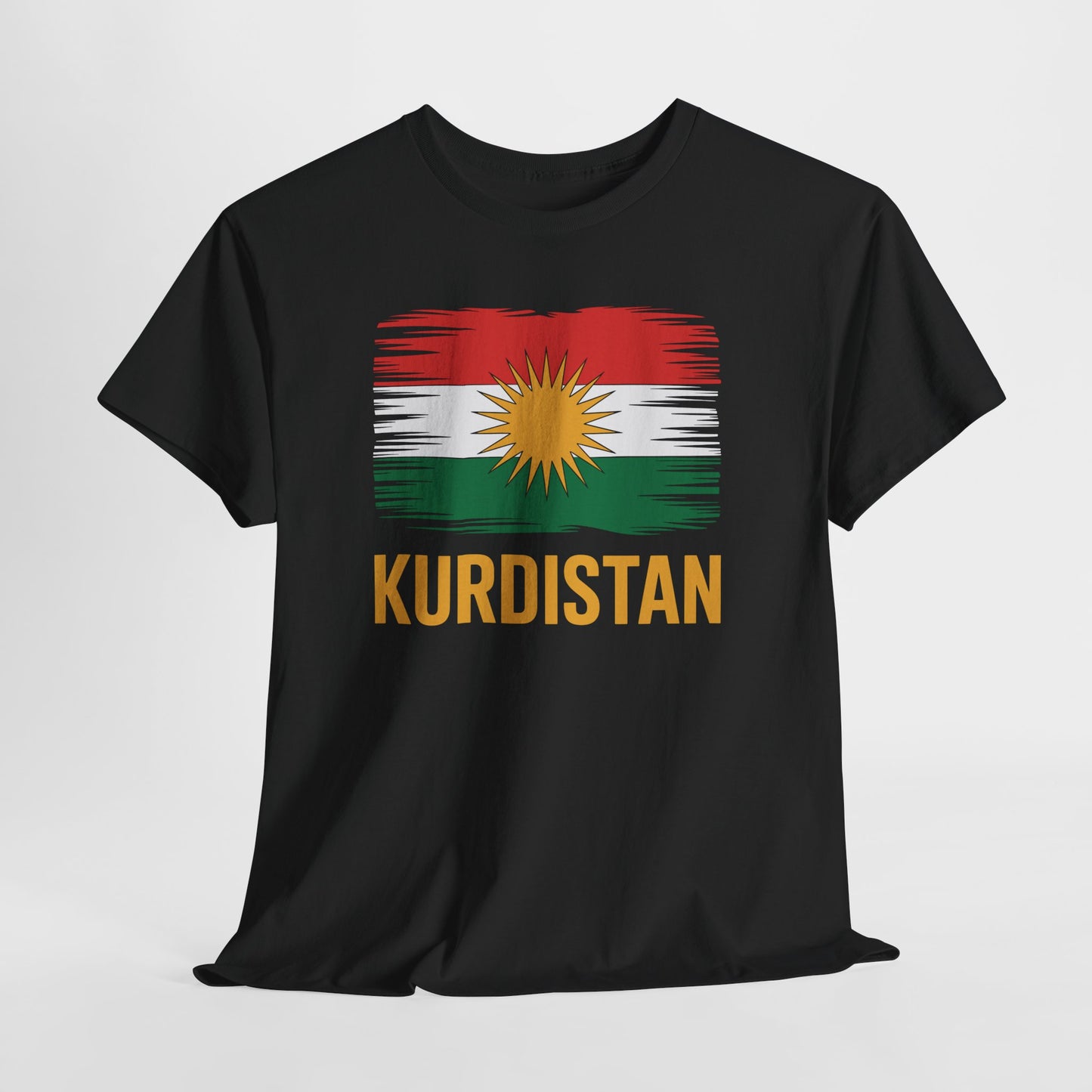 Distressed Kurdistan Flag T-Shirt - Kurdify