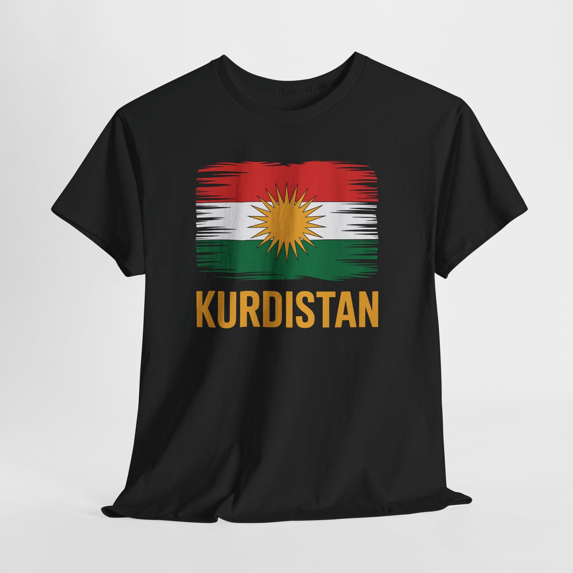 Distressed Kurdistan Flag T-Shirt - Kurdify
