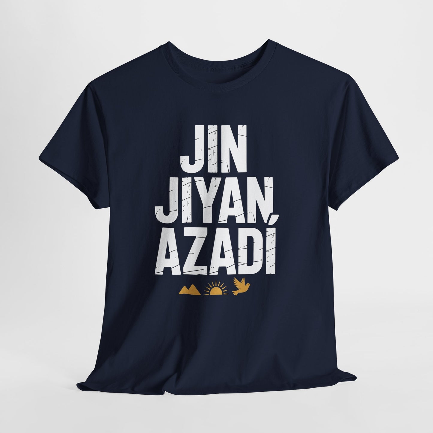 Jin Jiyan Azadi Tee — Kurdish Freedom Slogan T-Shirt - Kurdify