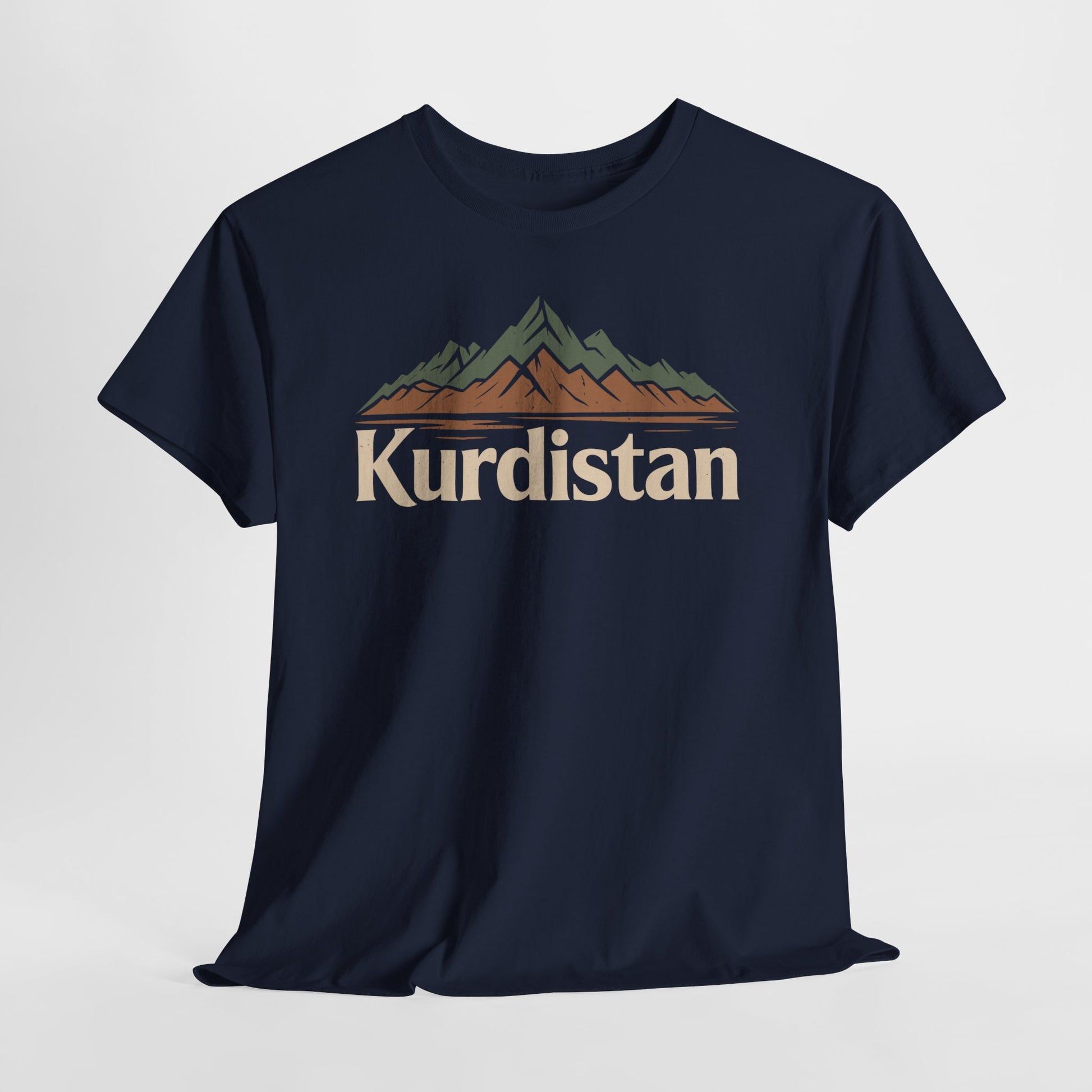 Kurdistan Mountains Tee — Retro Kurdish Pride T-Shirt - Kurdify