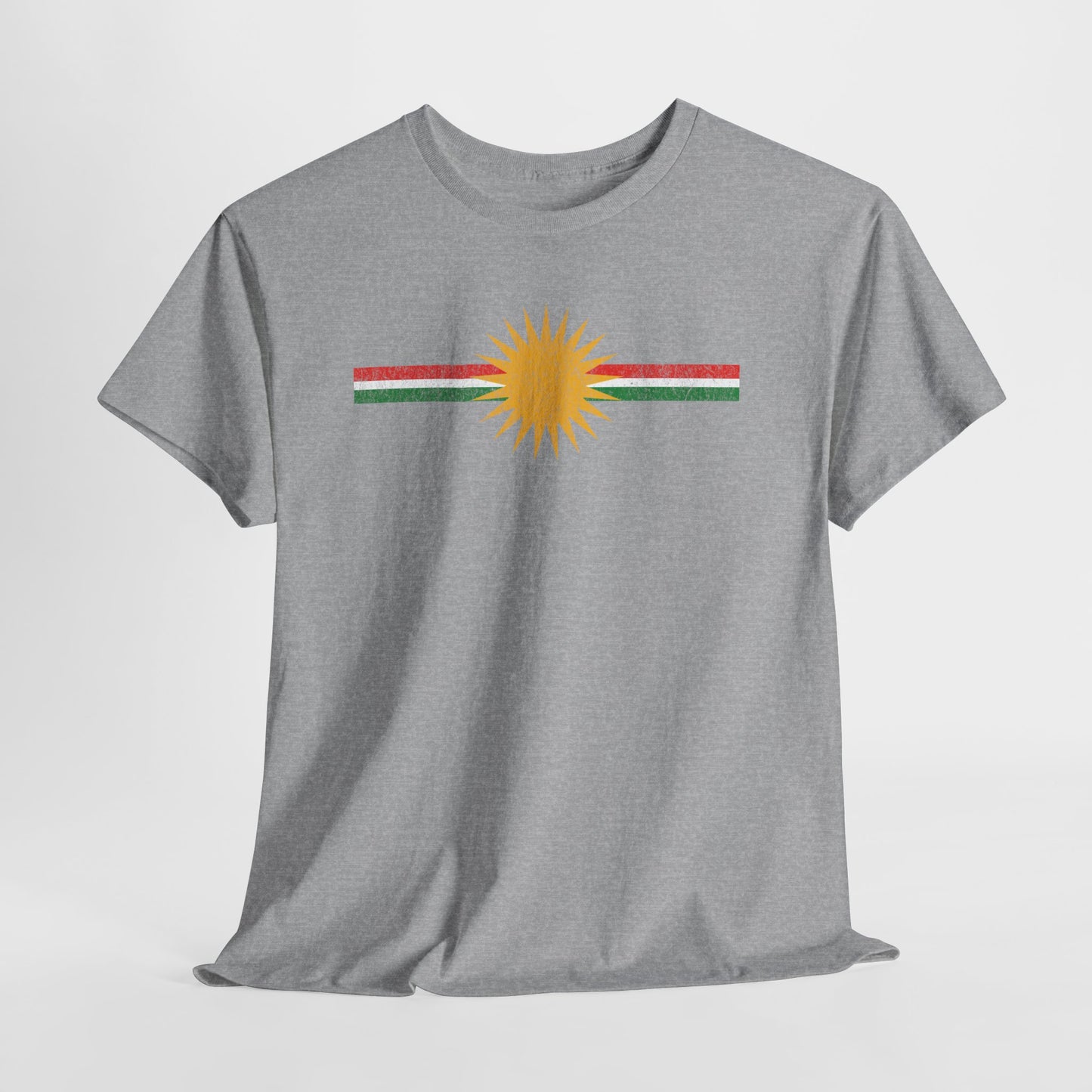 Kurdistan Flag Sun T-Shirt - Kurdify
