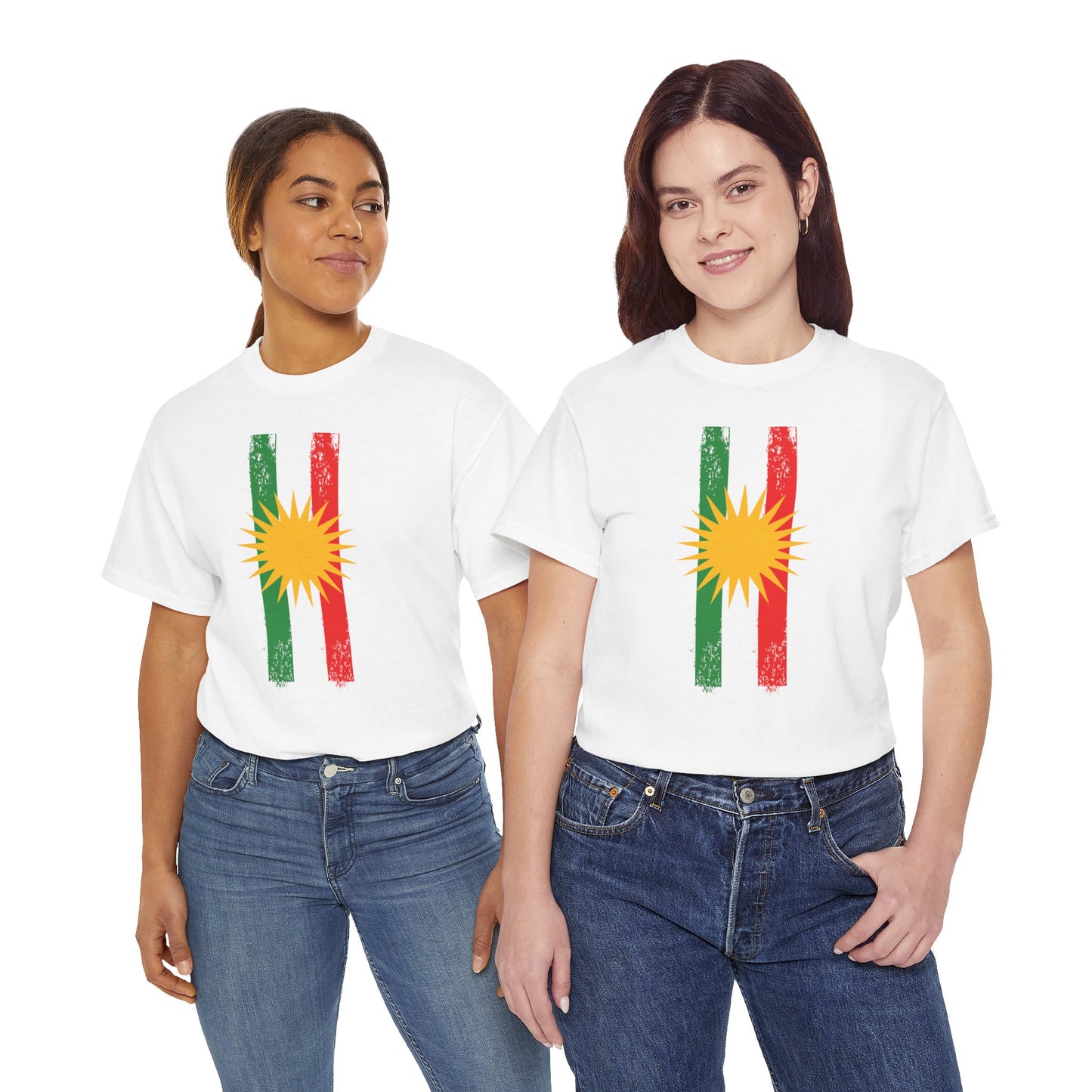 Kurdistan Flag Sun Graphic Tee