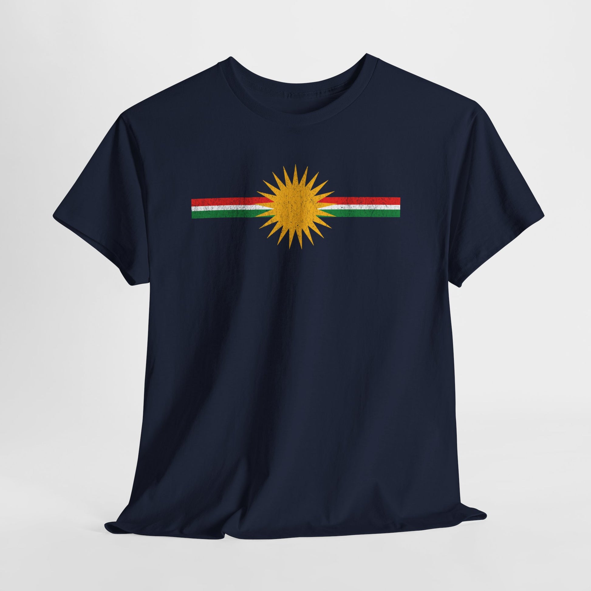 Kurdistan Flag Sun T-Shirt - Kurdify