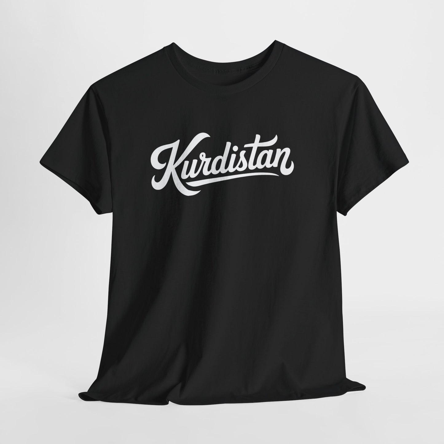 Kurdistan Script T‑Shirt — Retro Script Kurdish Tee