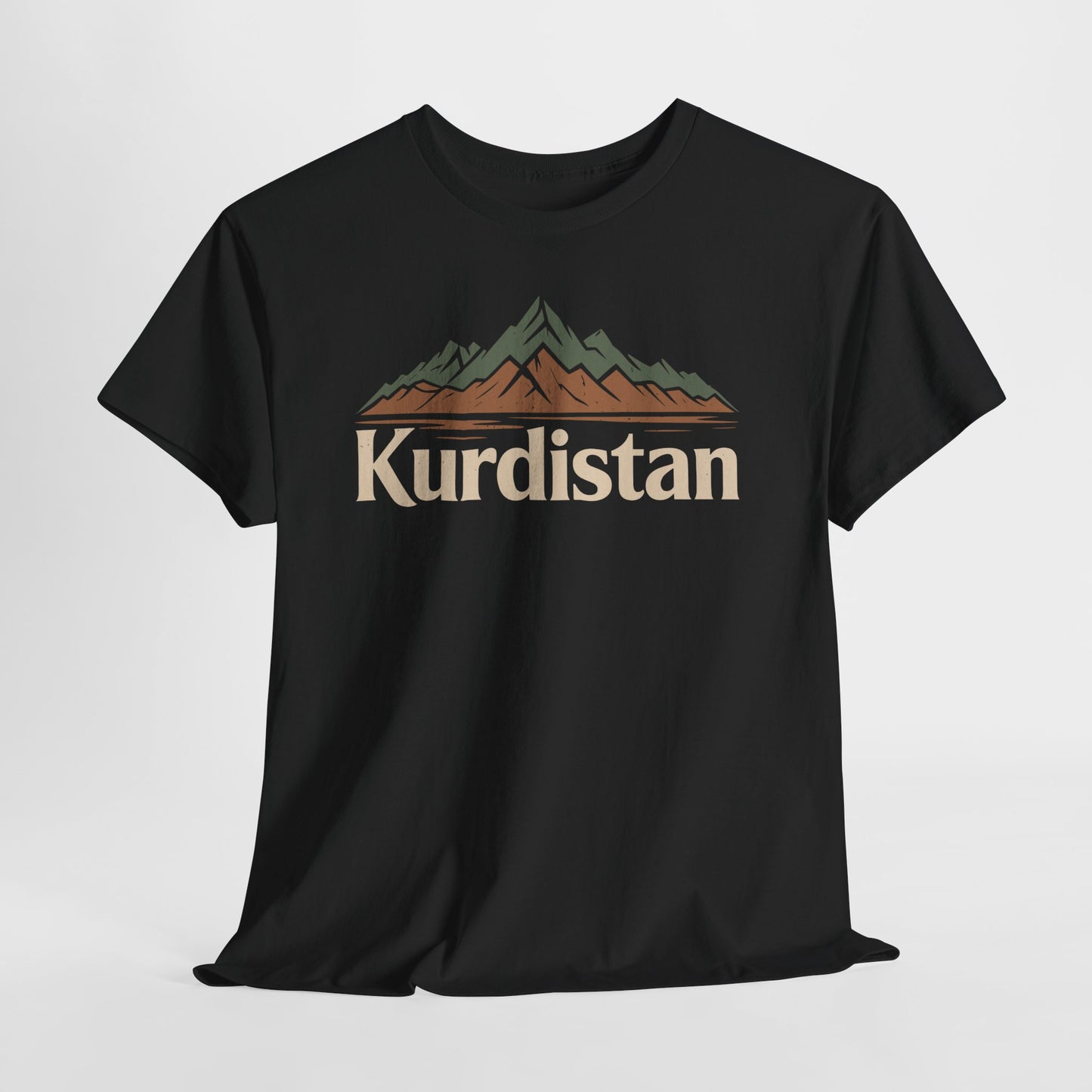 Kurdistan Mountains Tee — Retro Kurdish Pride T-Shirt - Kurdify