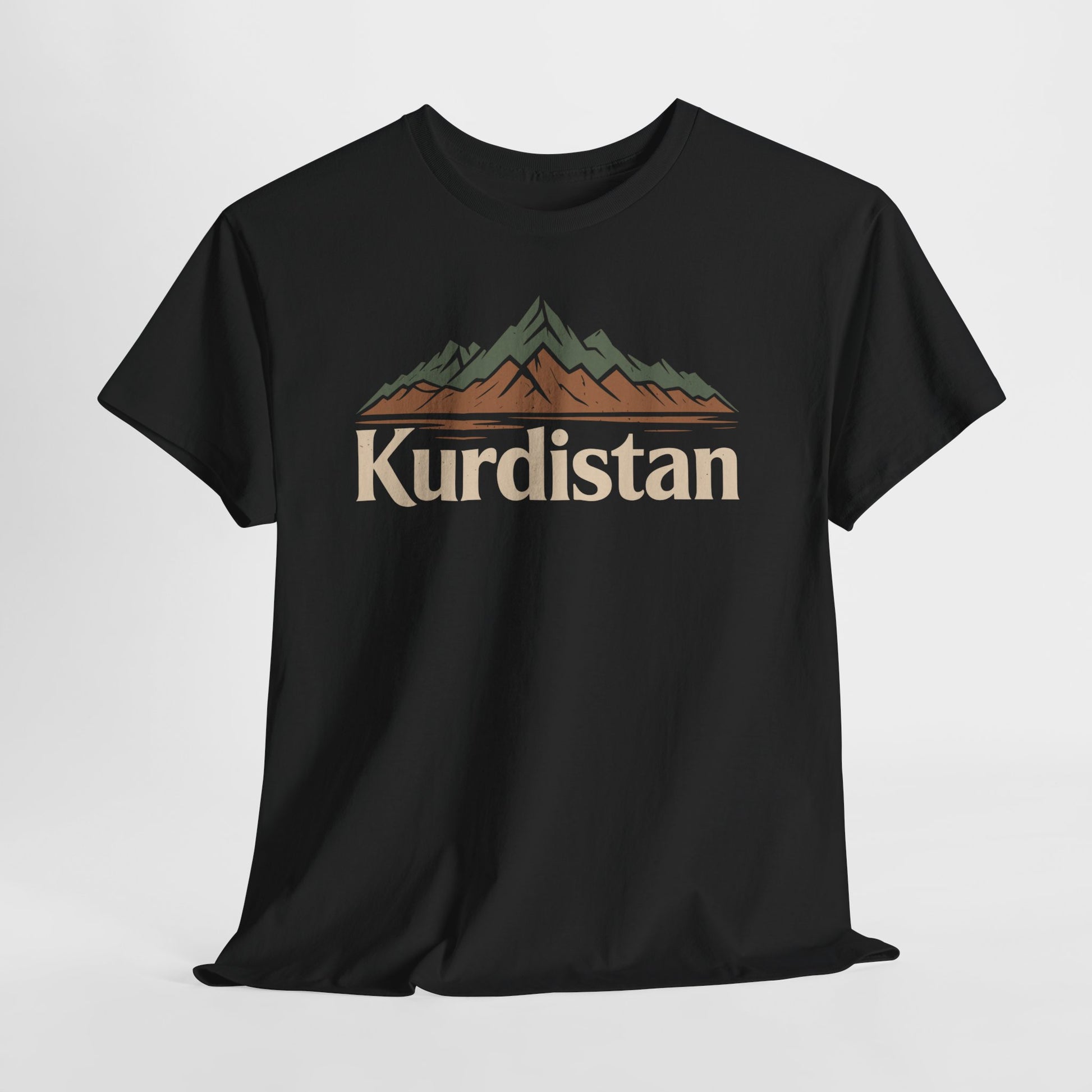 Kurdistan Mountains Tee — Retro Kurdish Pride T-Shirt - Kurdify