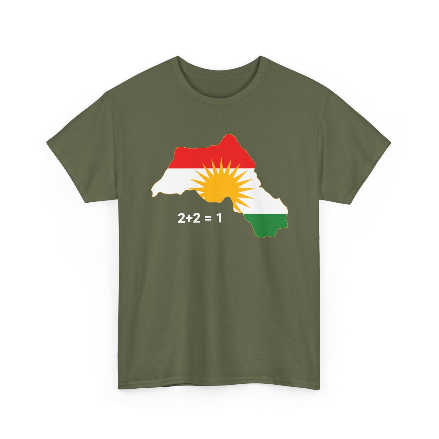 Kurdistan Map 2+2=1
