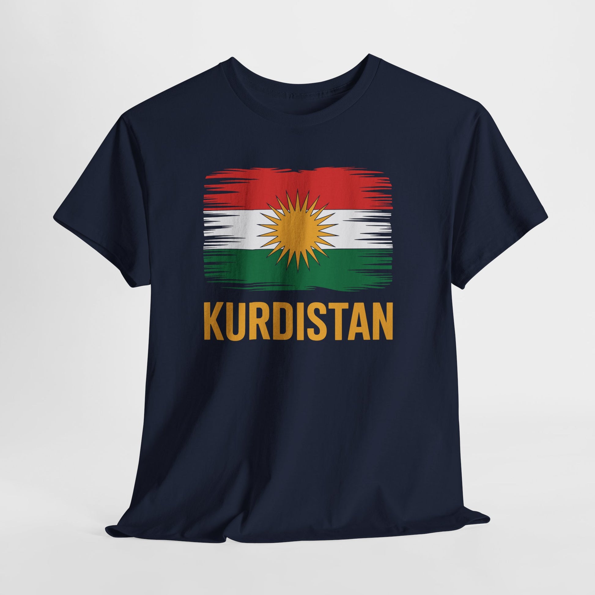 Distressed Kurdistan Flag T-Shirt - Kurdify