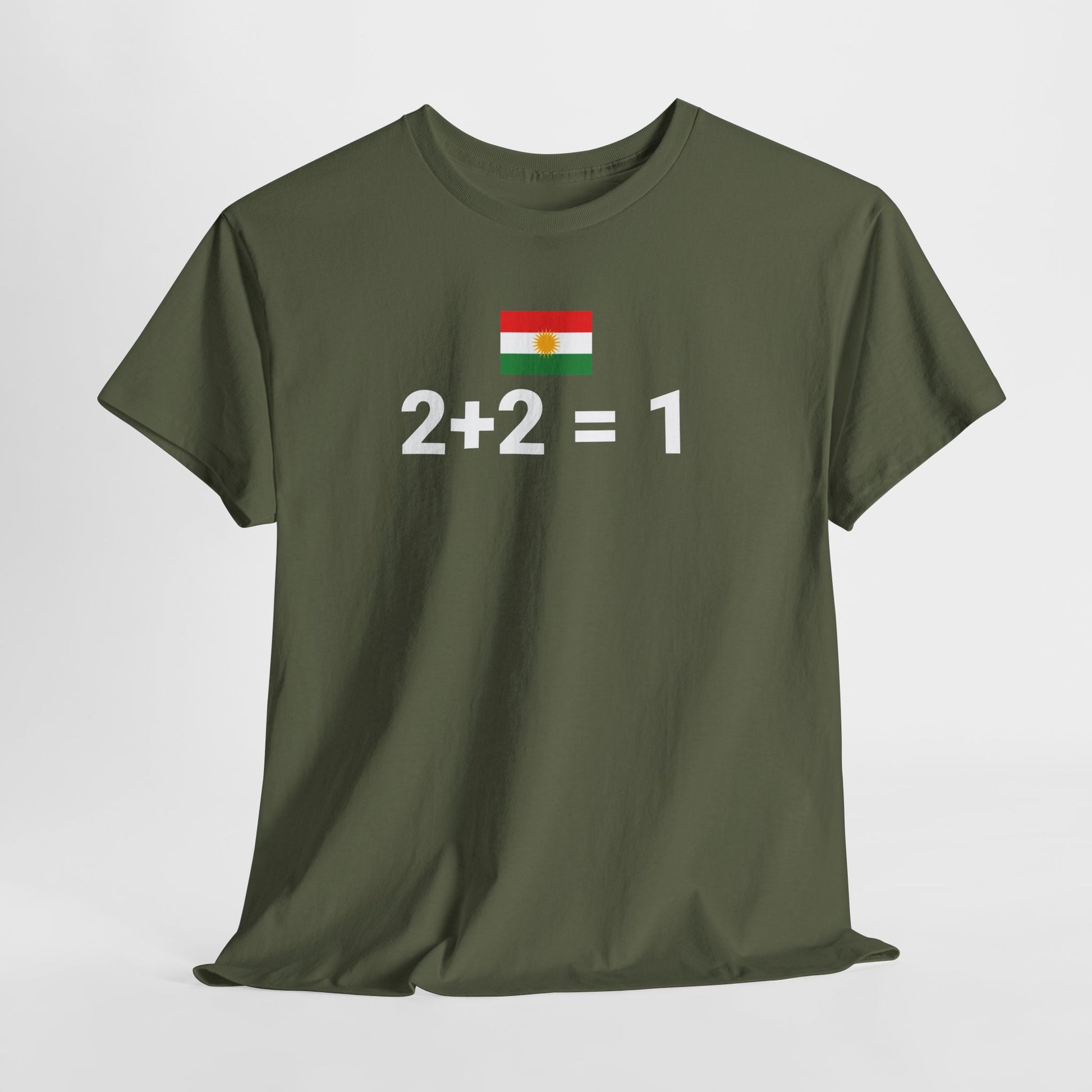 Kurdistan 2+2 = 1 T-shirt - Kurdify