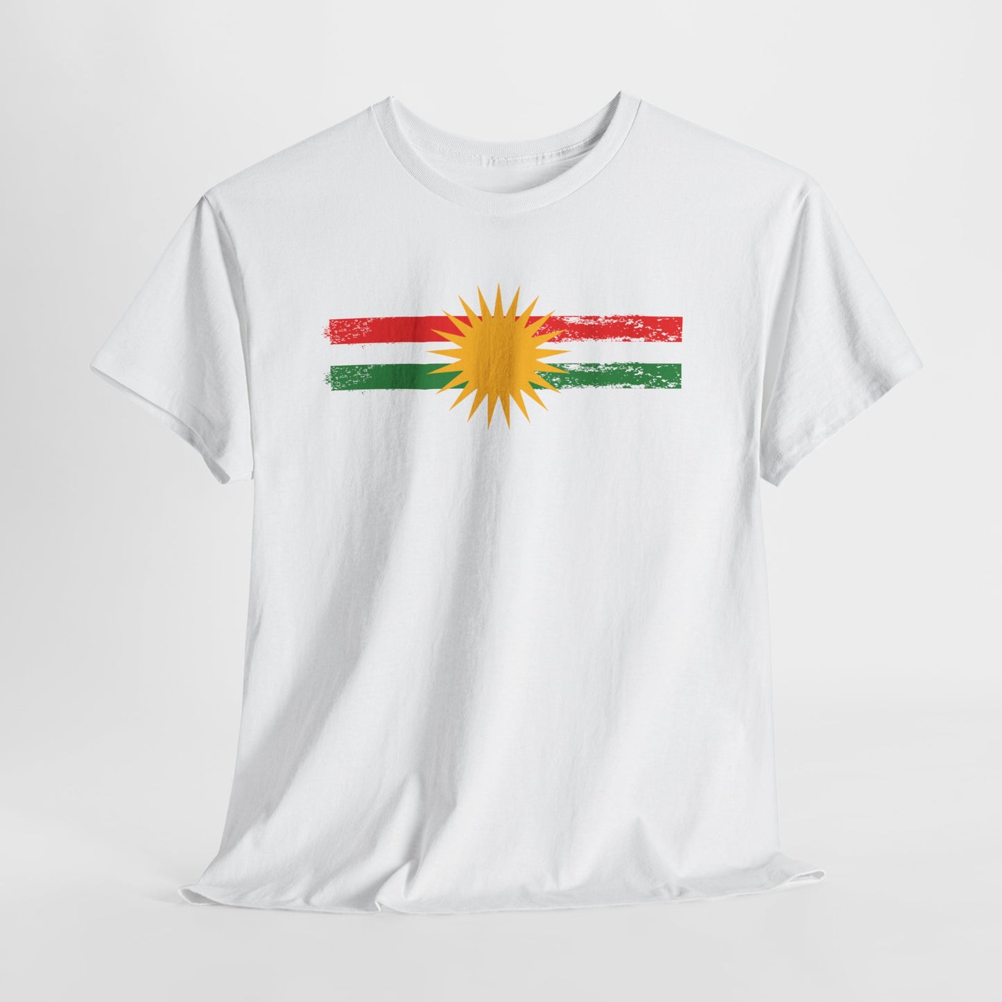 Kurdistan Flag Sun T-Shirt - Kurdify
