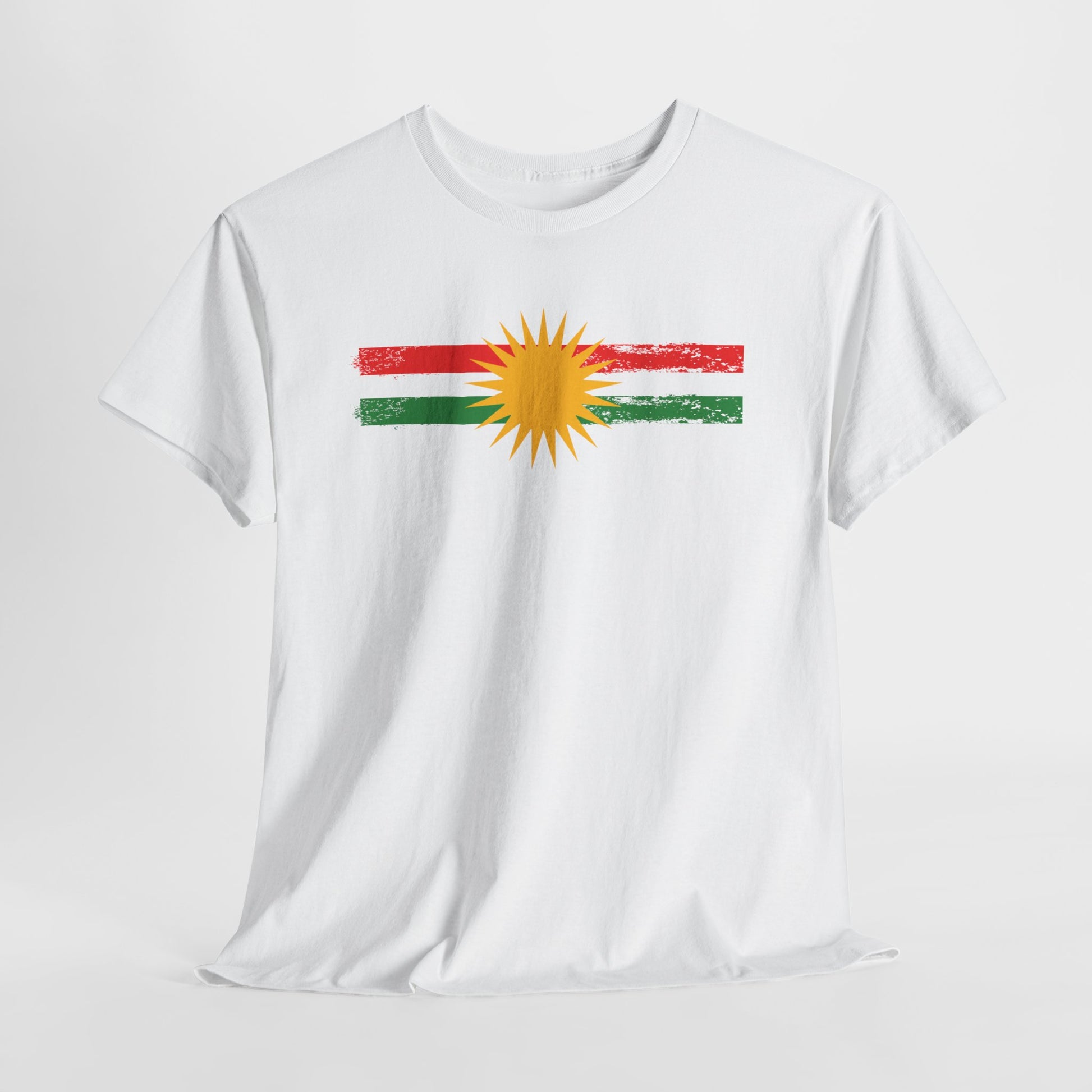 Kurdistan Flag Sun T-Shirt - Kurdify