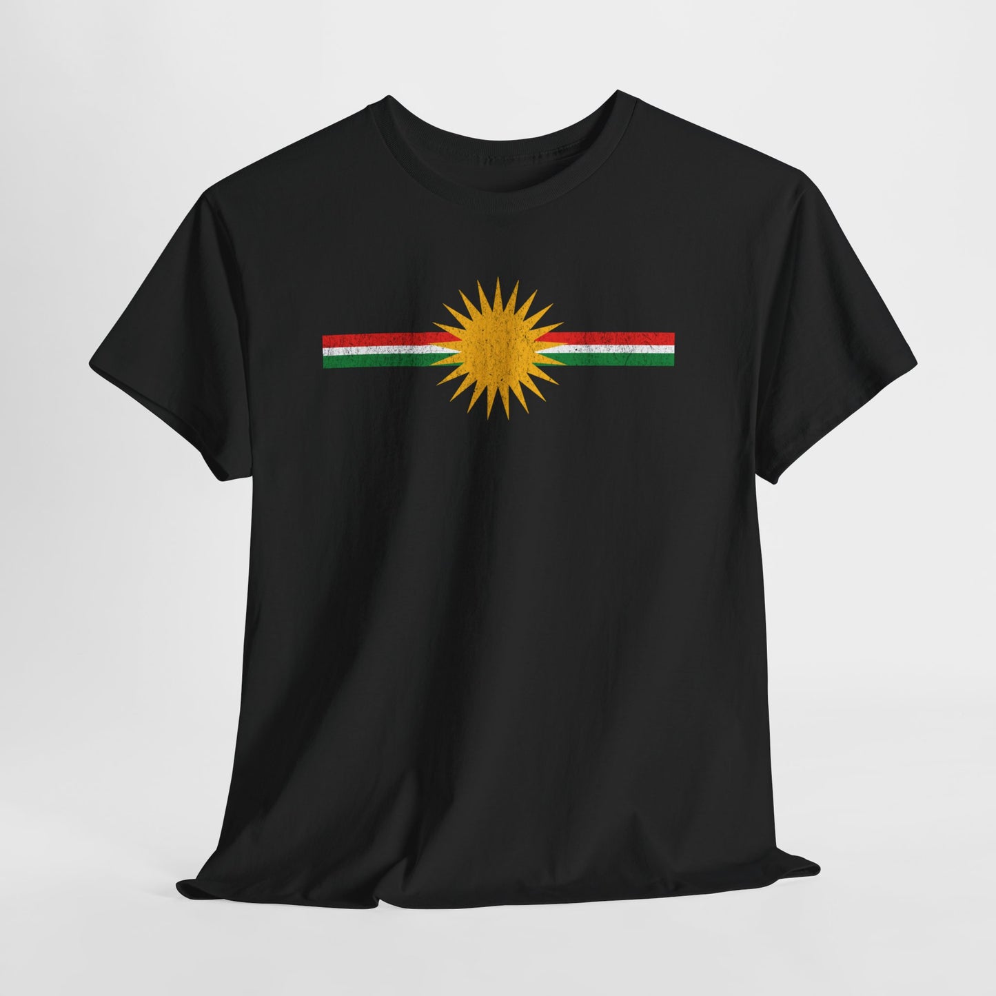 Kurdistan Flag Sun T-Shirt - Kurdify